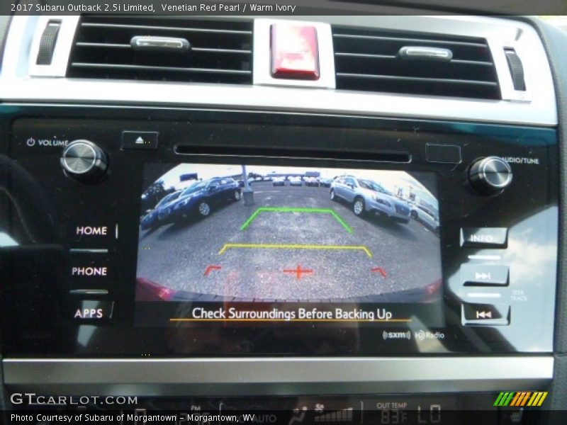 Venetian Red Pearl / Warm Ivory 2017 Subaru Outback 2.5i Limited
