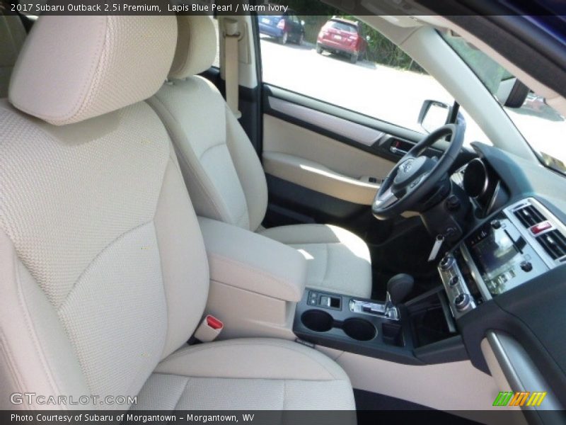 Lapis Blue Pearl / Warm Ivory 2017 Subaru Outback 2.5i Premium