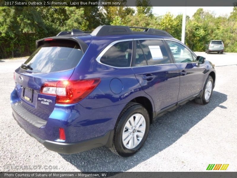 Lapis Blue Pearl / Warm Ivory 2017 Subaru Outback 2.5i Premium