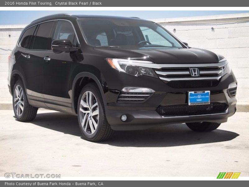 Crystal Black Pearl / Black 2016 Honda Pilot Touring