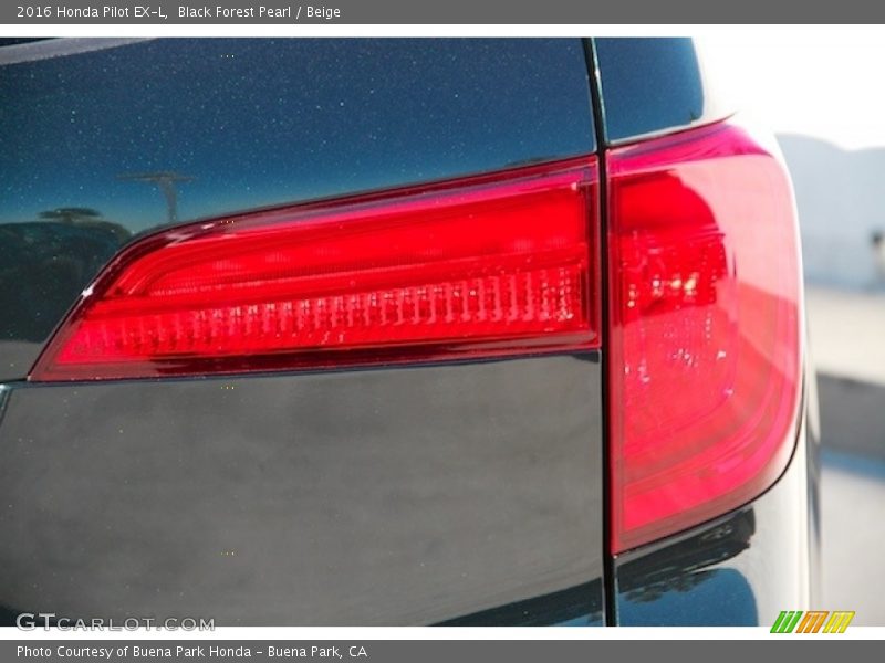 Black Forest Pearl / Beige 2016 Honda Pilot EX-L