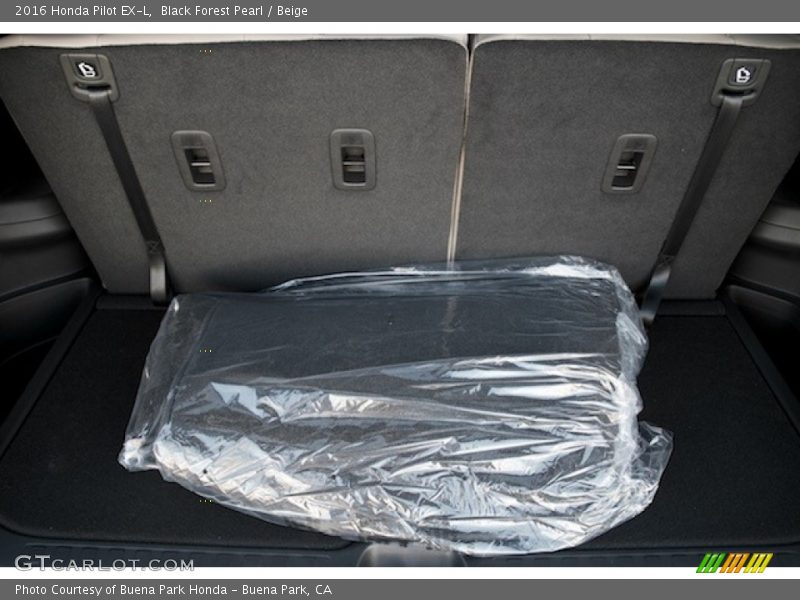 Black Forest Pearl / Beige 2016 Honda Pilot EX-L