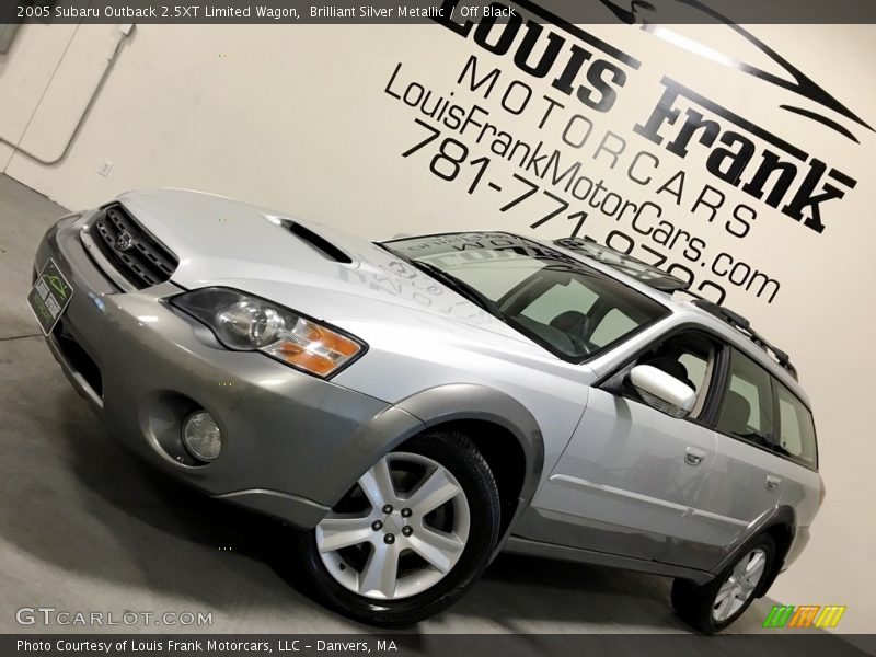 Brilliant Silver Metallic / Off Black 2005 Subaru Outback 2.5XT Limited Wagon