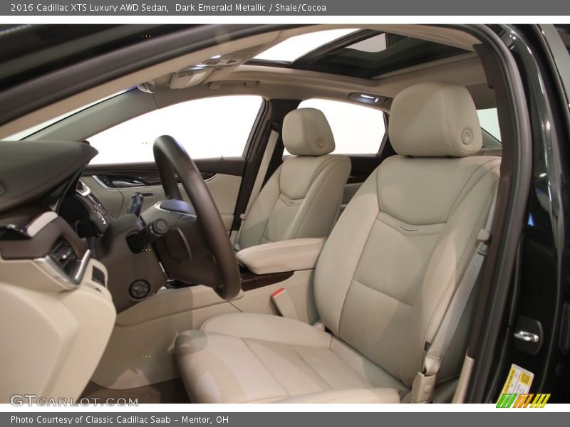 Dark Emerald Metallic / Shale/Cocoa 2016 Cadillac XTS Luxury AWD Sedan