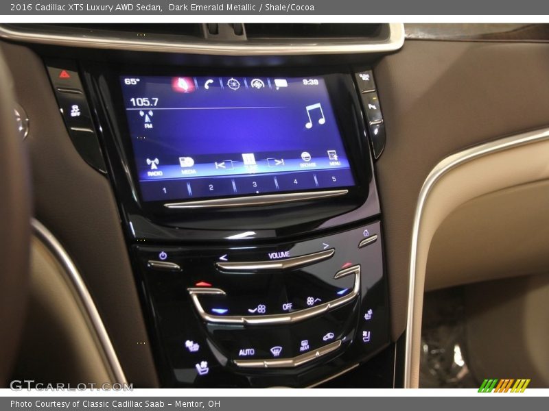 Dark Emerald Metallic / Shale/Cocoa 2016 Cadillac XTS Luxury AWD Sedan