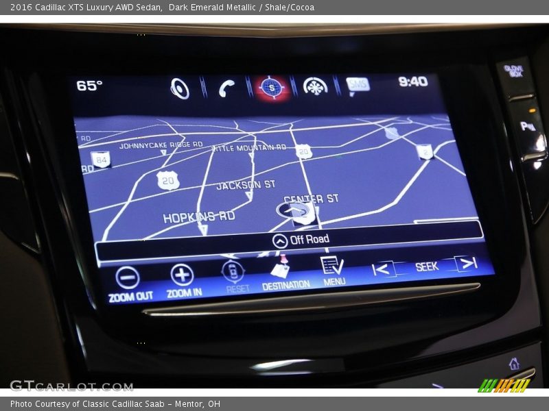 Dark Emerald Metallic / Shale/Cocoa 2016 Cadillac XTS Luxury AWD Sedan