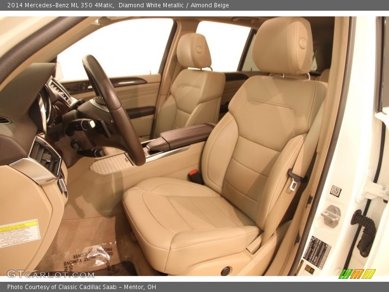 Diamond White Metallic / Almond Beige 2014 Mercedes-Benz ML 350 4Matic