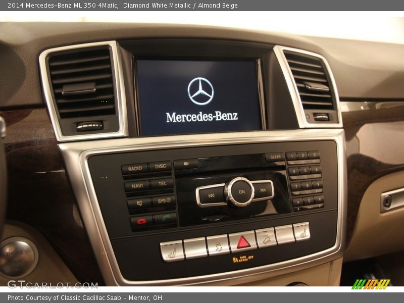 Diamond White Metallic / Almond Beige 2014 Mercedes-Benz ML 350 4Matic