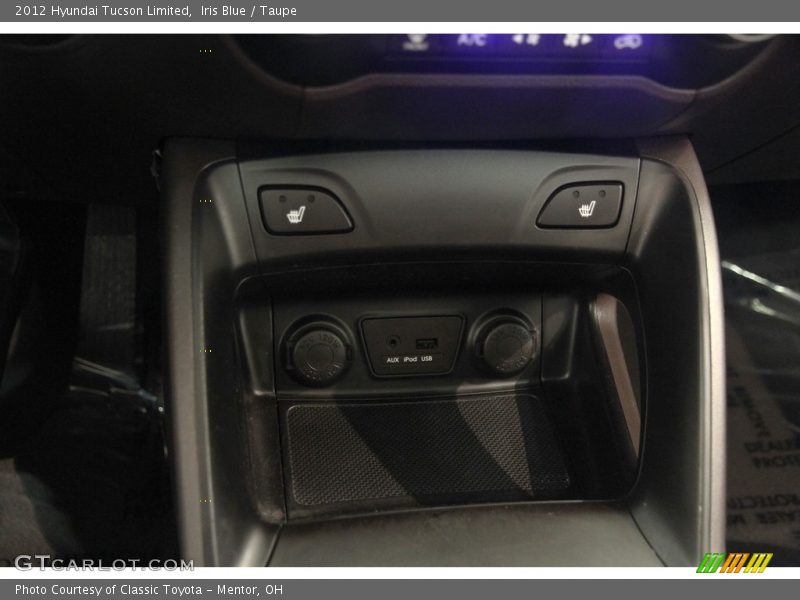 Iris Blue / Taupe 2012 Hyundai Tucson Limited