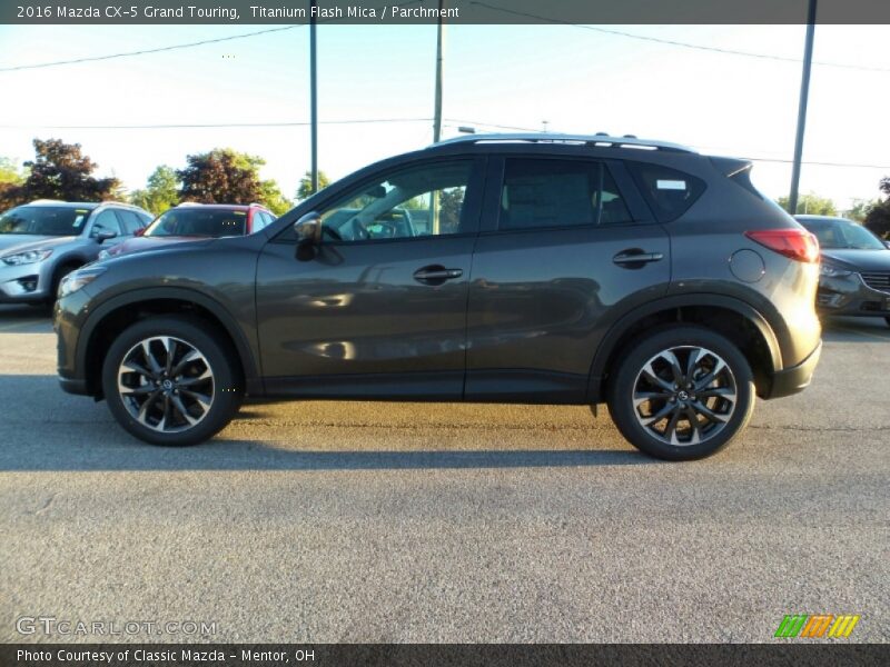 Titanium Flash Mica / Parchment 2016 Mazda CX-5 Grand Touring