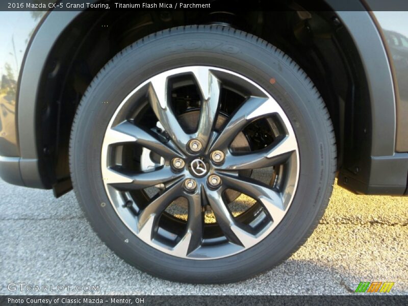 Titanium Flash Mica / Parchment 2016 Mazda CX-5 Grand Touring