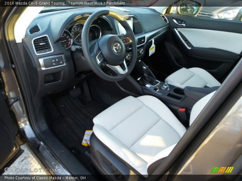 Titanium Flash Mica / Parchment 2016 Mazda CX-5 Grand Touring