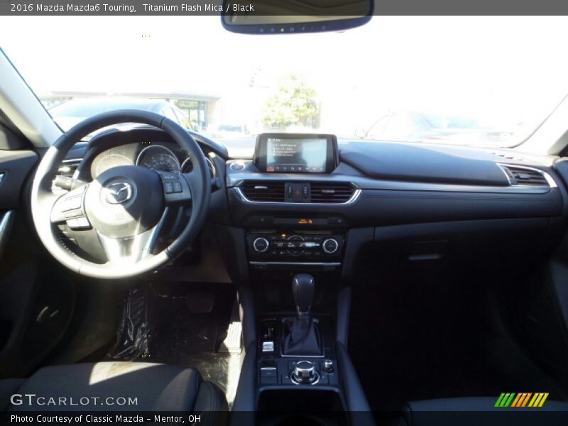 Titanium Flash Mica / Black 2016 Mazda Mazda6 Touring