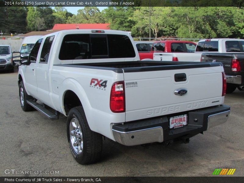 Oxford White / Adobe 2014 Ford F250 Super Duty Lariat Crew Cab 4x4