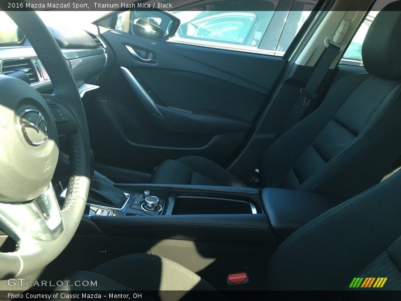Titanium Flash Mica / Black 2016 Mazda Mazda6 Sport