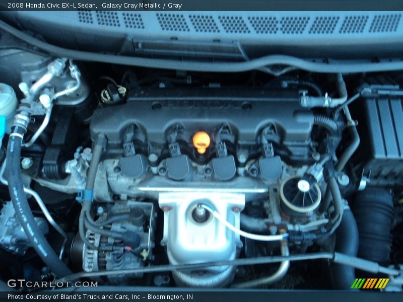 Galaxy Gray Metallic / Gray 2008 Honda Civic EX-L Sedan
