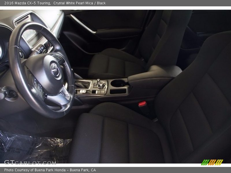 Crystal White Pearl Mica / Black 2016 Mazda CX-5 Touring