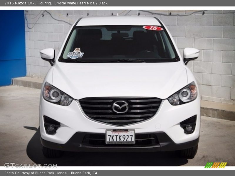 Crystal White Pearl Mica / Black 2016 Mazda CX-5 Touring