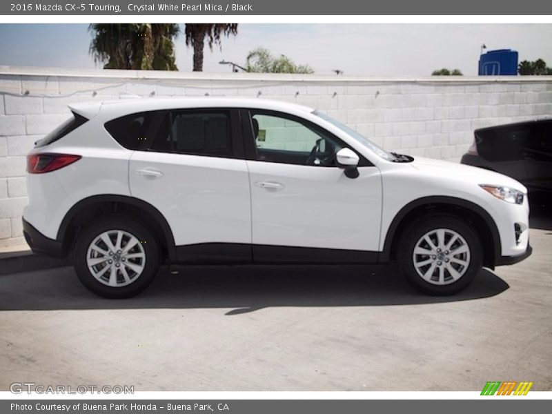 Crystal White Pearl Mica / Black 2016 Mazda CX-5 Touring