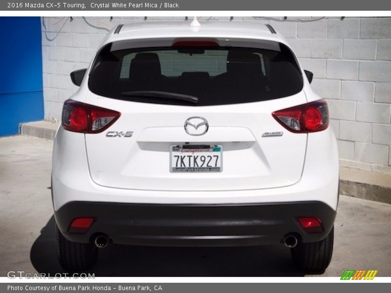 Crystal White Pearl Mica / Black 2016 Mazda CX-5 Touring