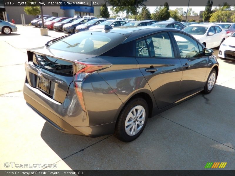 Magnetic Gray Metallic / Black 2016 Toyota Prius Two