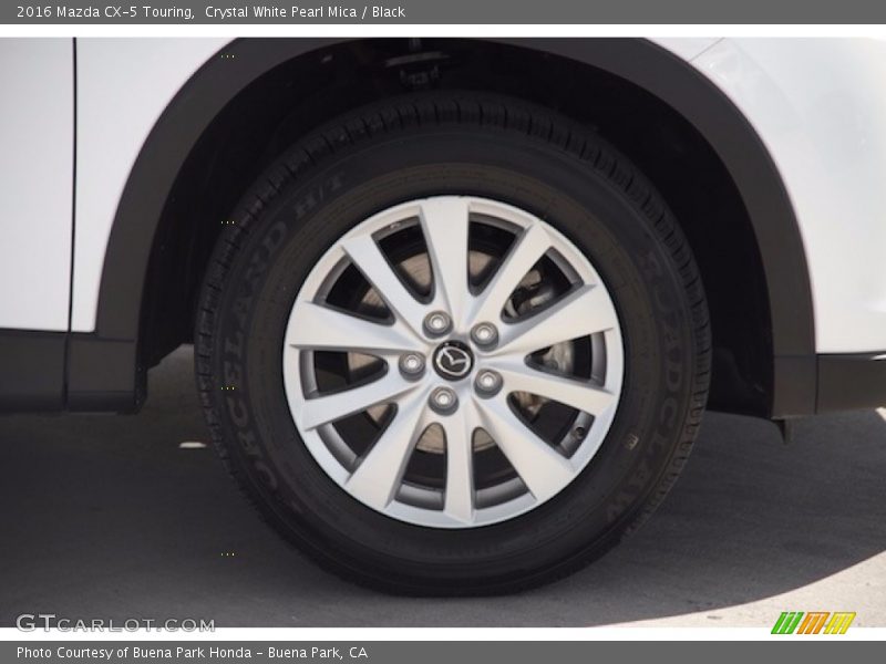 Crystal White Pearl Mica / Black 2016 Mazda CX-5 Touring