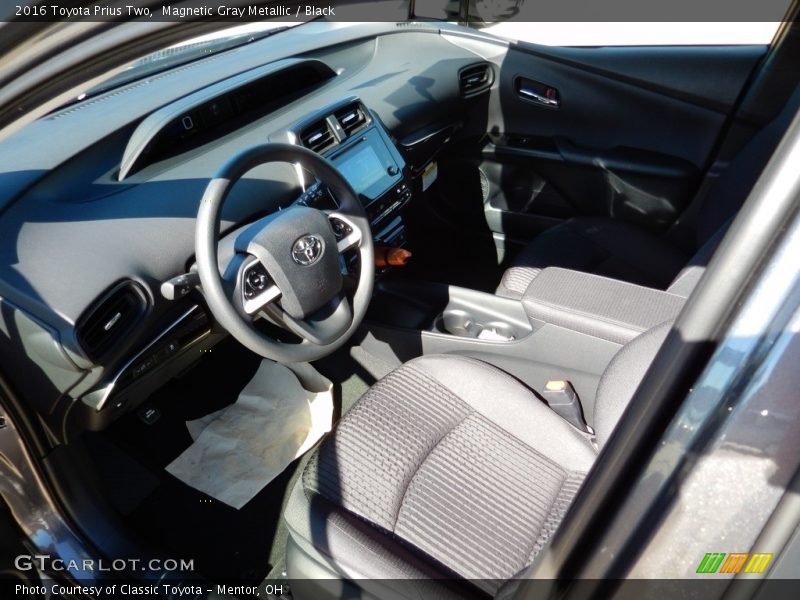 Magnetic Gray Metallic / Black 2016 Toyota Prius Two