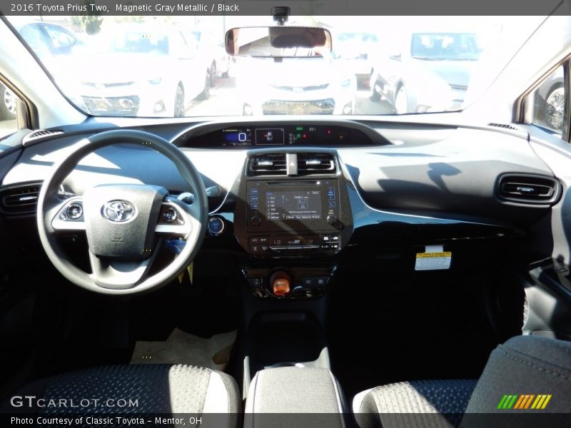 Magnetic Gray Metallic / Black 2016 Toyota Prius Two