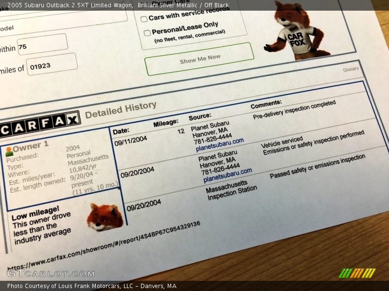 Brilliant Silver Metallic / Off Black 2005 Subaru Outback 2.5XT Limited Wagon
