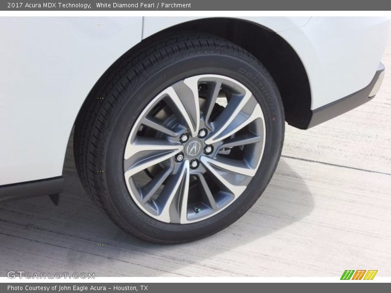 White Diamond Pearl / Parchment 2017 Acura MDX Technology