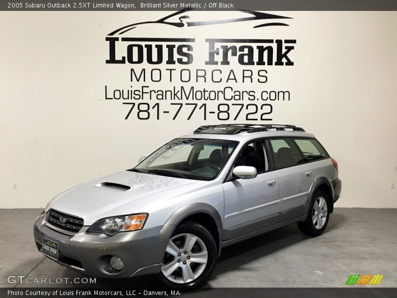 Brilliant Silver Metallic / Off Black 2005 Subaru Outback 2.5XT Limited Wagon