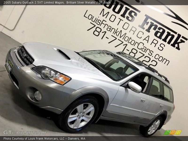Brilliant Silver Metallic / Off Black 2005 Subaru Outback 2.5XT Limited Wagon