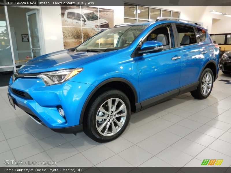 Electric Storm Blue / Ash 2016 Toyota RAV4 Limited