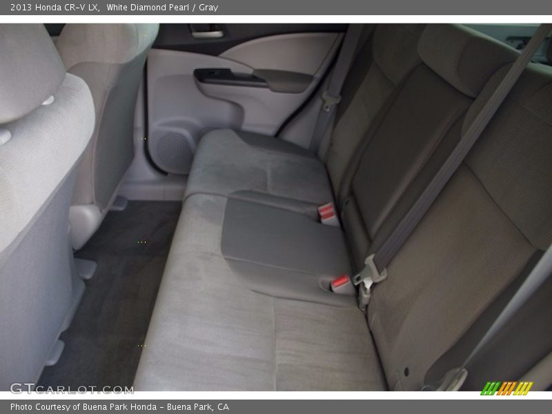 White Diamond Pearl / Gray 2013 Honda CR-V LX