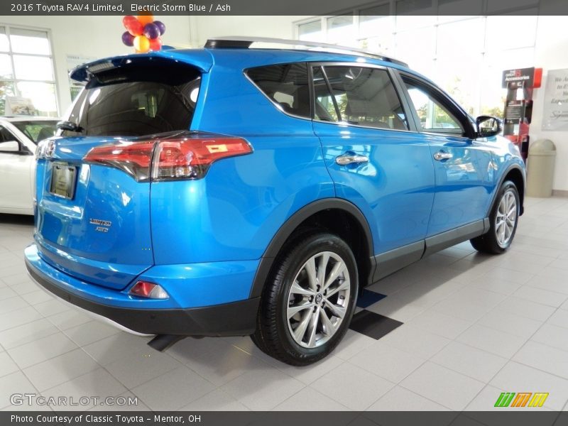 Electric Storm Blue / Ash 2016 Toyota RAV4 Limited