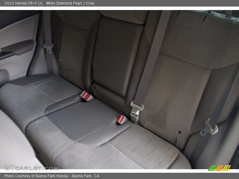 White Diamond Pearl / Gray 2013 Honda CR-V LX