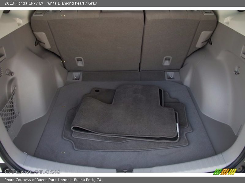 White Diamond Pearl / Gray 2013 Honda CR-V LX