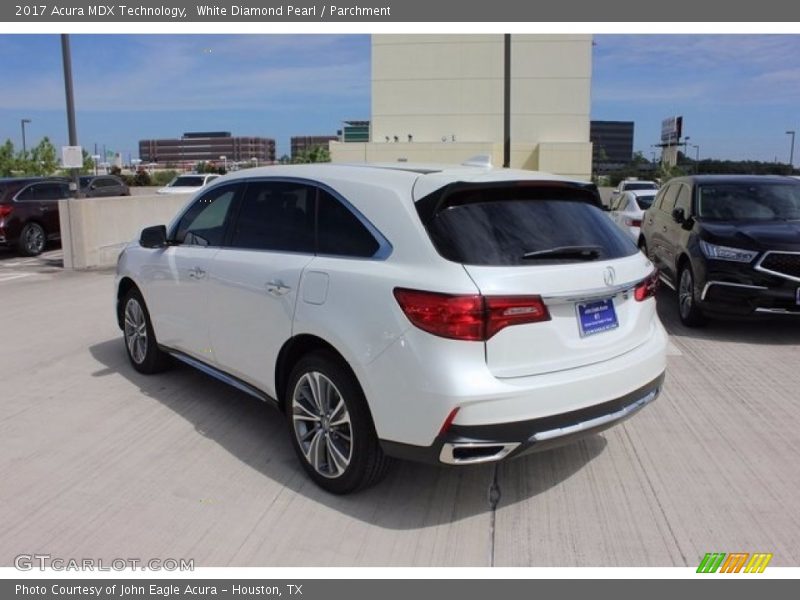 White Diamond Pearl / Parchment 2017 Acura MDX Technology