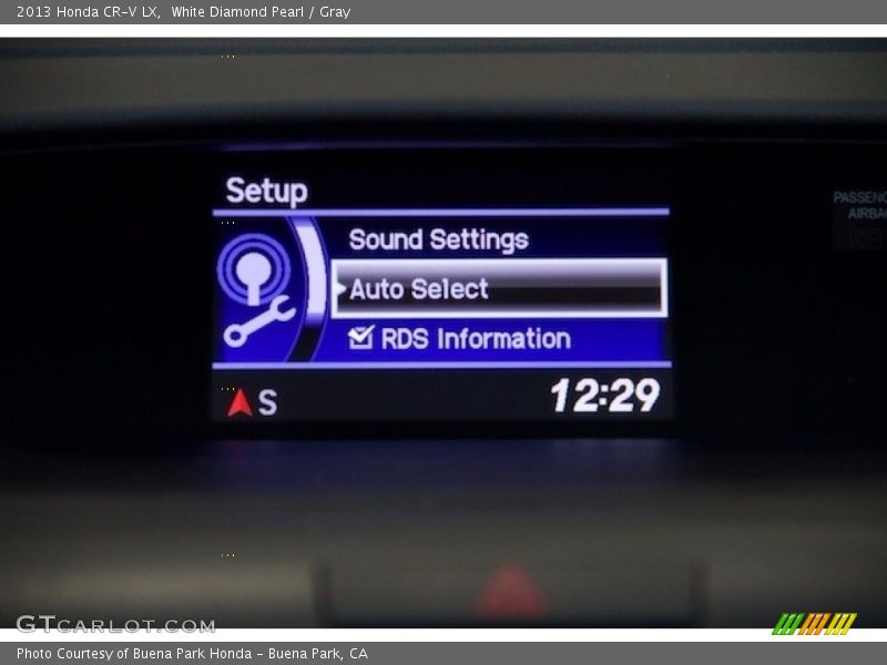 White Diamond Pearl / Gray 2013 Honda CR-V LX
