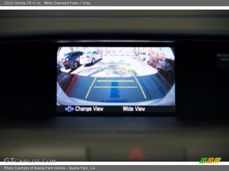 White Diamond Pearl / Gray 2013 Honda CR-V LX