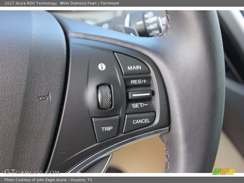 White Diamond Pearl / Parchment 2017 Acura MDX Technology