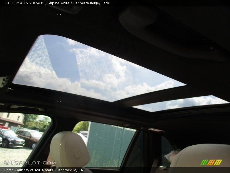 Alpine White / Canberra Beige/Black 2017 BMW X5 xDrive35i