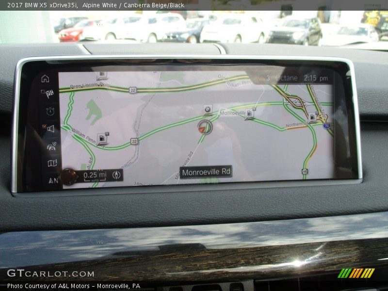 Navigation of 2017 X5 xDrive35i