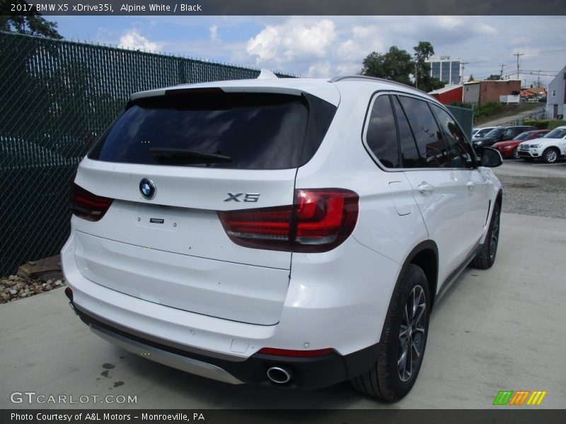Alpine White / Black 2017 BMW X5 xDrive35i