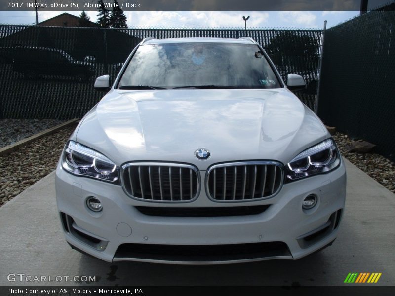 Alpine White / Black 2017 BMW X5 xDrive35i