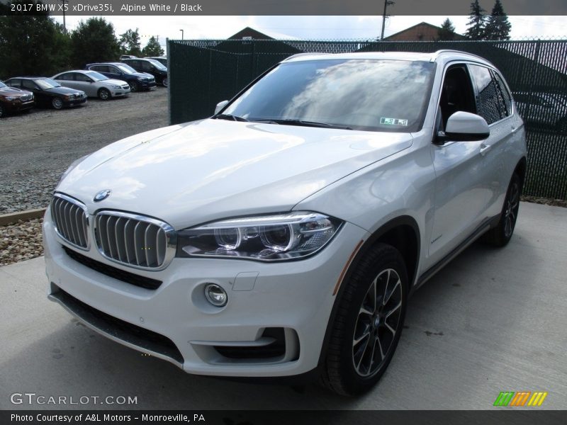Alpine White / Black 2017 BMW X5 xDrive35i