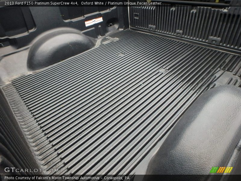 Oxford White / Platinum Unique Pecan Leather 2013 Ford F150 Platinum SuperCrew 4x4