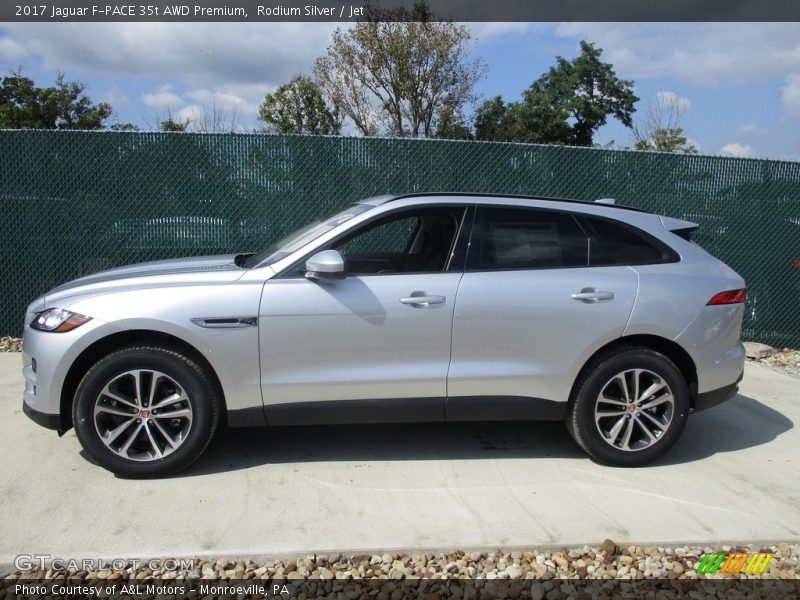  2017 F-PACE 35t AWD Premium Rodium Silver