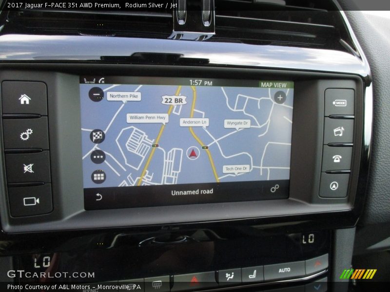 Navigation of 2017 F-PACE 35t AWD Premium