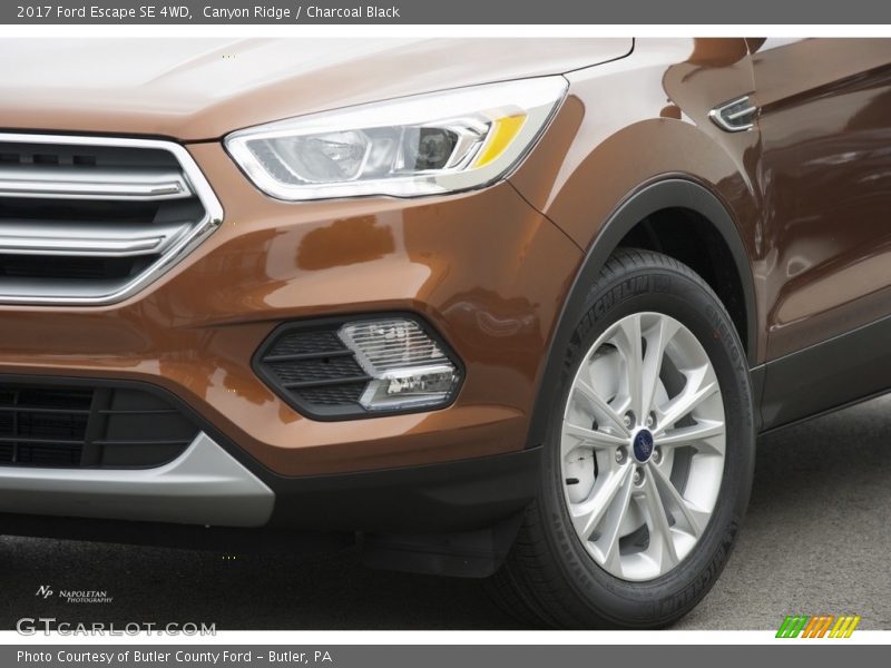 Canyon Ridge / Charcoal Black 2017 Ford Escape SE 4WD